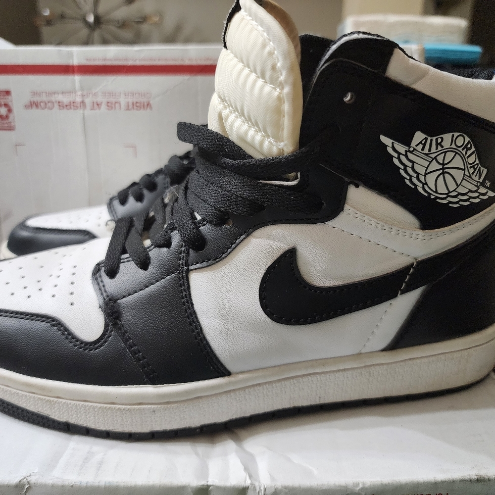 Air Jordan Black and White Sneakers